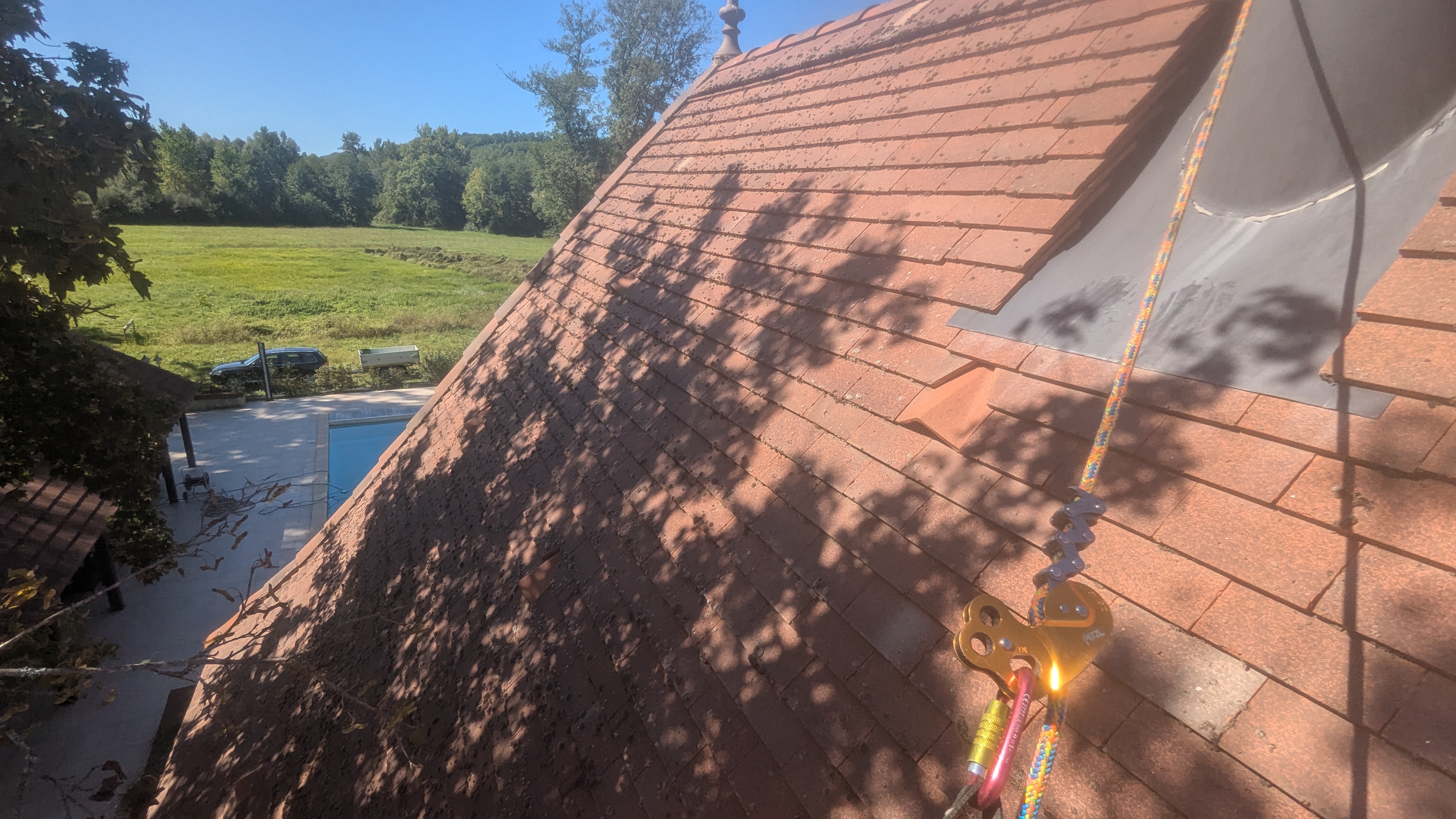 Nettoyage de toiture salviac